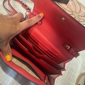 Michael kors red bag